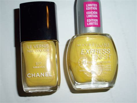 chanel mimosa nail polish dupe|chanel dupe leather.